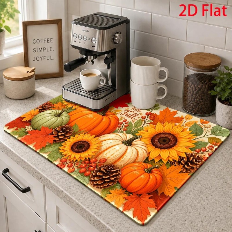 Coffee Bar Mat Sunflower Autum - огляд і ціна Bar Mat Rubber