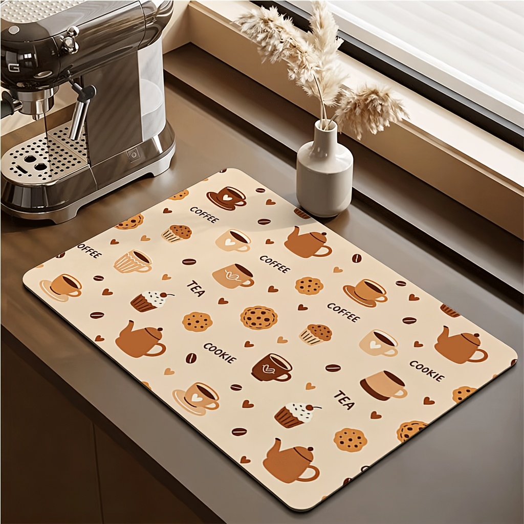 Cozy Christmas Coffee Bar Dish - огляд і ціна Bar Mat Rubber