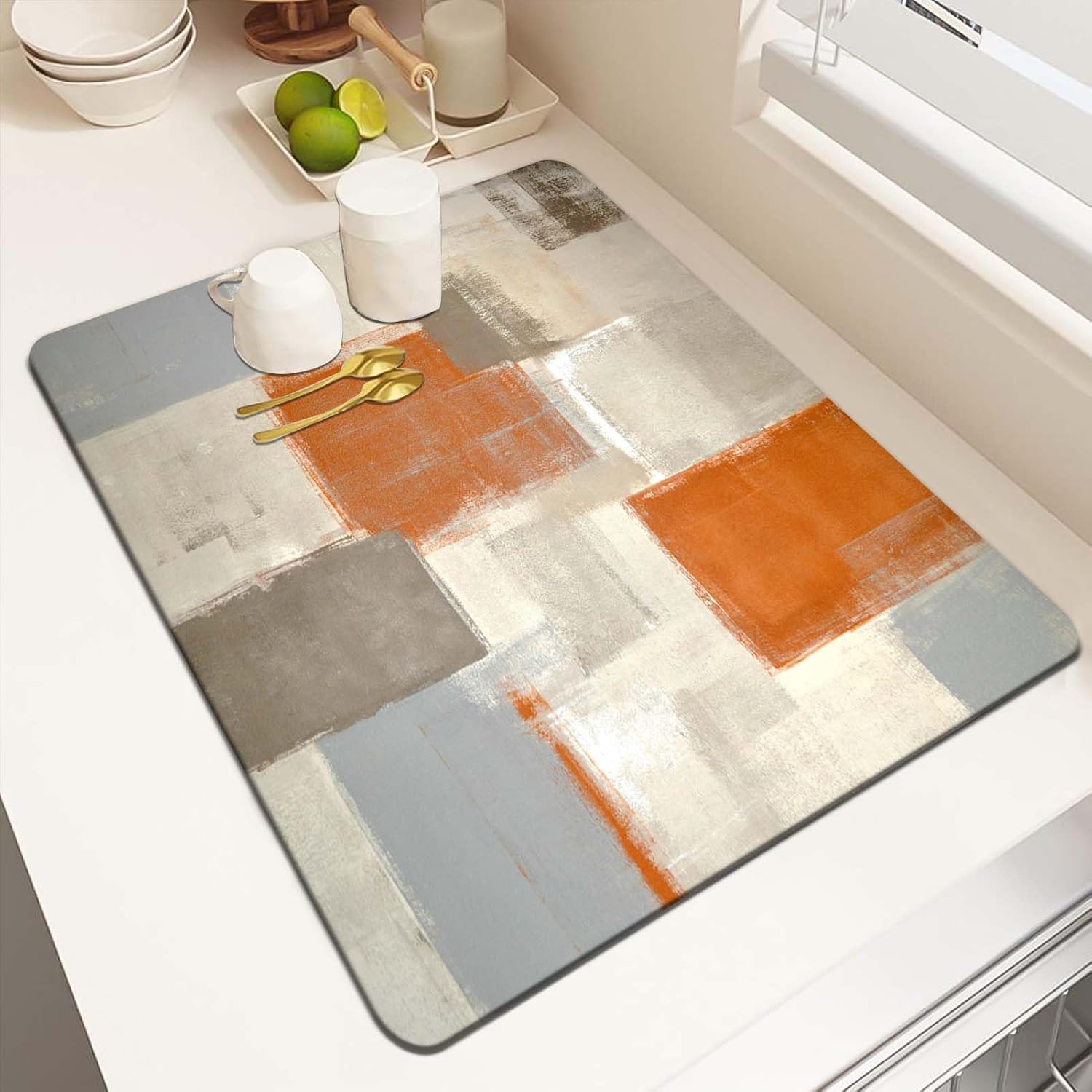 Dish Drying Mat for Kitchen, G - огляд і ціна Bar Mat Rubber