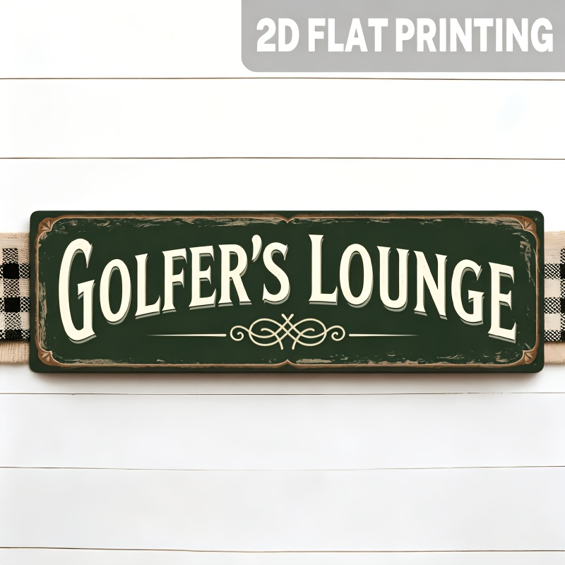 2D Flat, 1pc, Vintage Golfer'S - огляд і ціна Home Bar Lounge