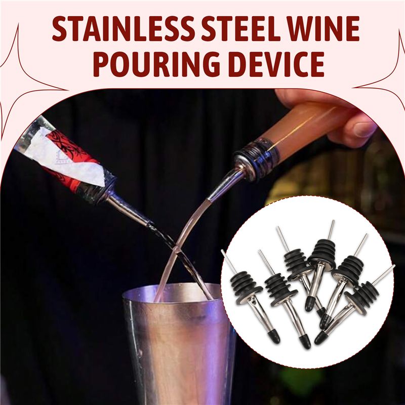 OLTRE-6Pcs Stainless Steel Pou - огляд і ціна Speed Pourer Cap