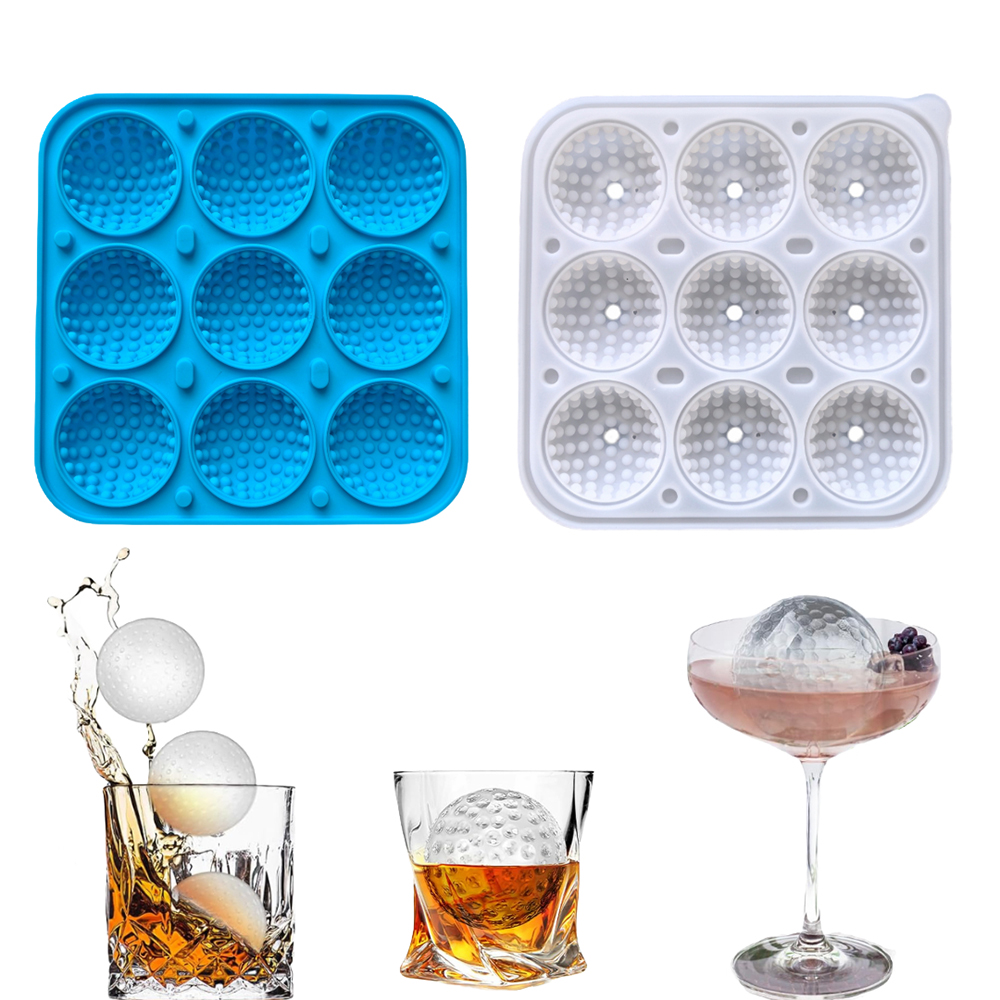 9-cavity golf ball with lid ic - огляд і ціна Ice Mold Sphere